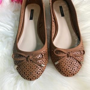 Forever 21 Shoes - Cognac Ballerina Flats Forever 21 Shoes - Cognac Ballerina Flats